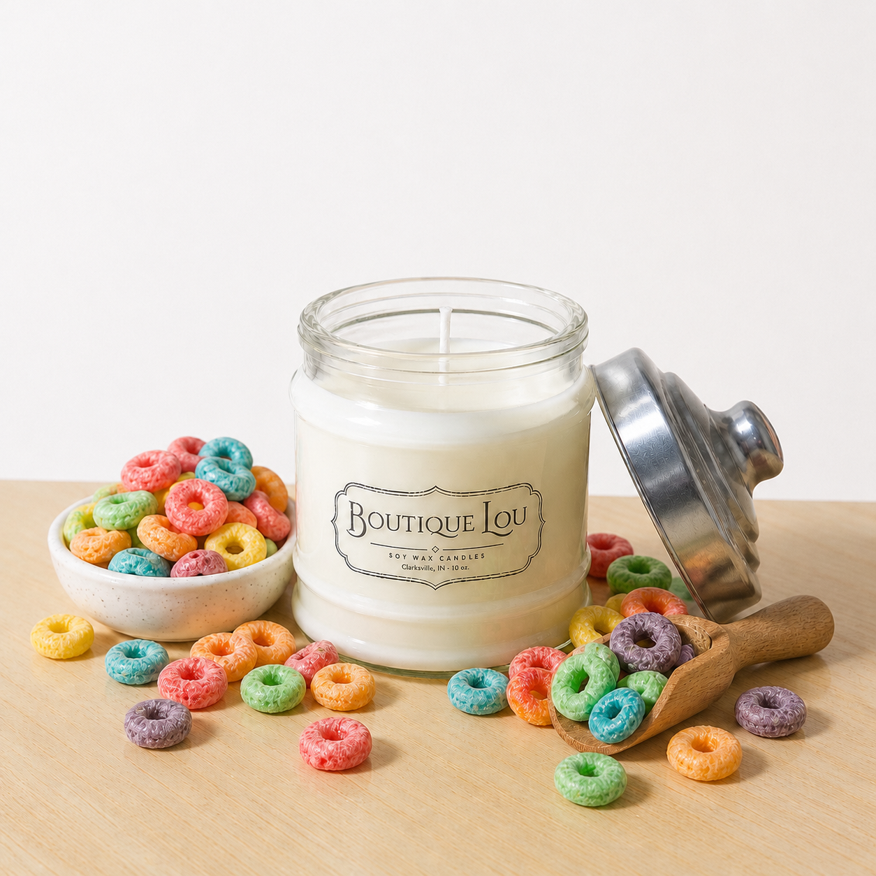 Fruity Hoops 10oz Soy Candle