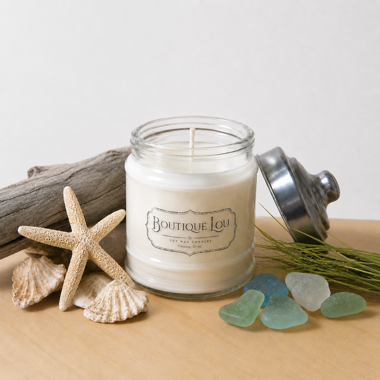 Ocean Breeze 10 oz. Soy Candle
