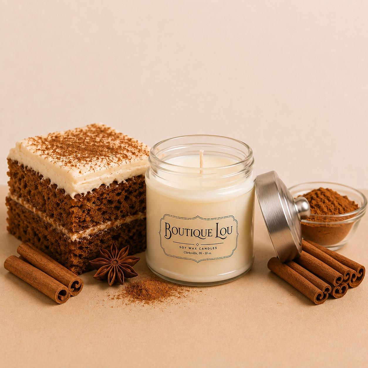 Cinnamon Spice Cake 10 oz Soy Candle