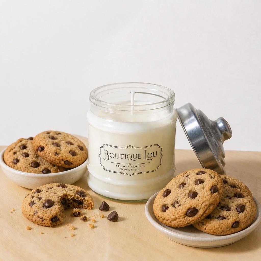Chocolate Chip Cookies 10 oz Soy Candle